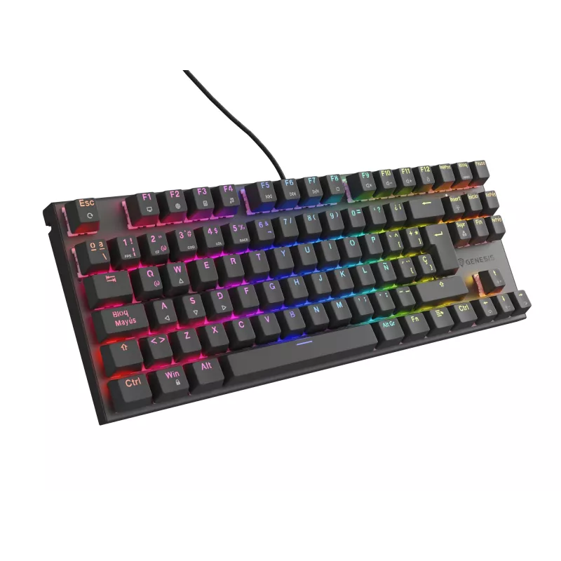 GENESIS Thor 303 TKL näppäimistö pelikäyttöön USB QWERTY espanja musta