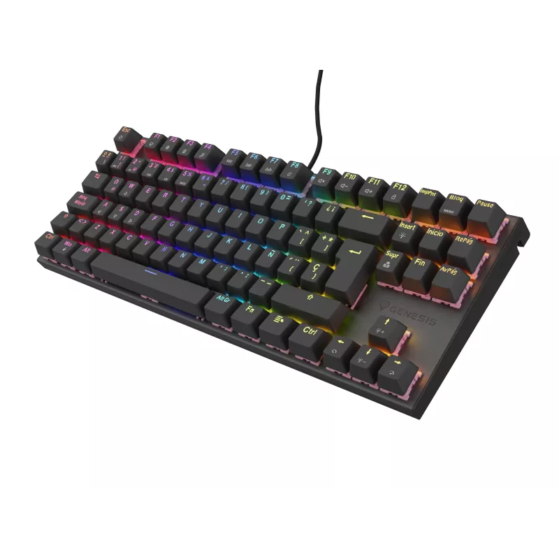 GENESIS Thor 303 TKL näppäimistö pelikäyttöön USB QWERTY espanja musta