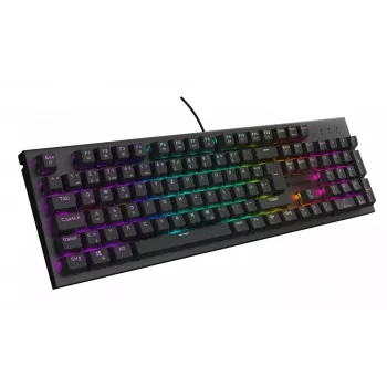 GENESIS Thor 303 pelinäppäimistö USB QWERTZ saksa musta mekaaninen RGB