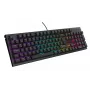 GENESIS Thor 303 pelinäppäimistö USB QWERTZ saksa musta mekaaninen RGB
