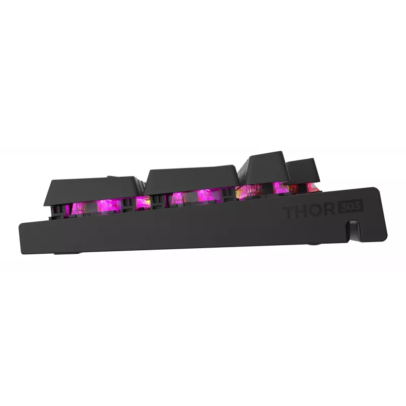 GENESIS Thor 303 pelinäppäimistö USB QWERTZ saksa musta mekaaninen RGB