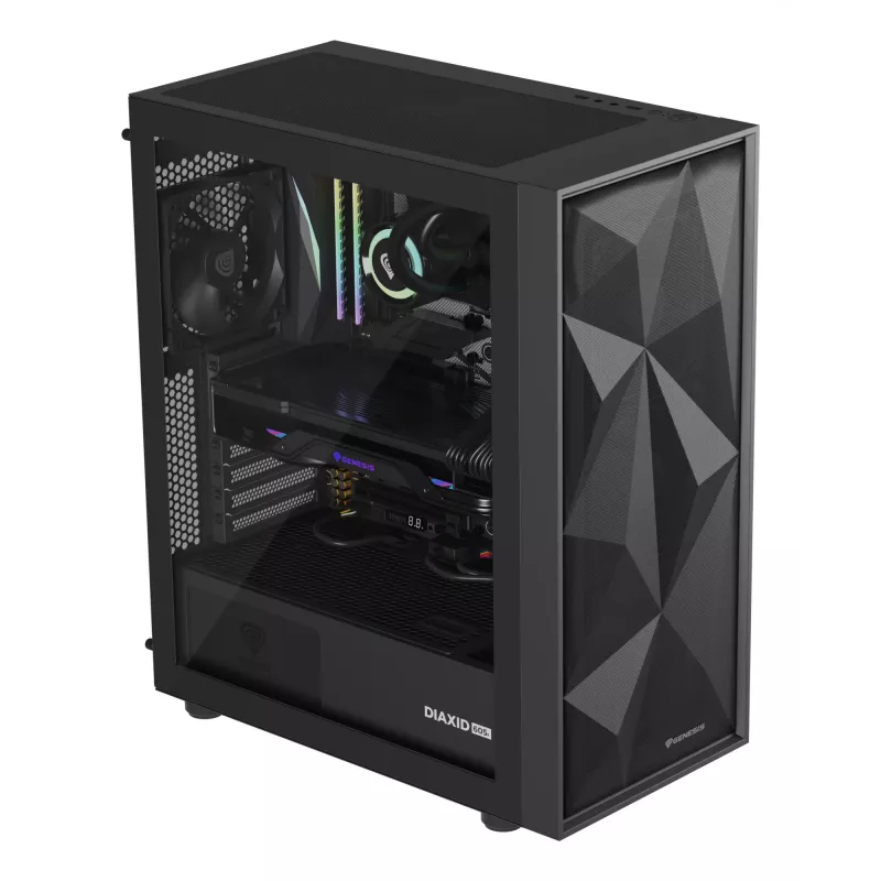 GENESIS Diaxid 605F Midi Tower musta