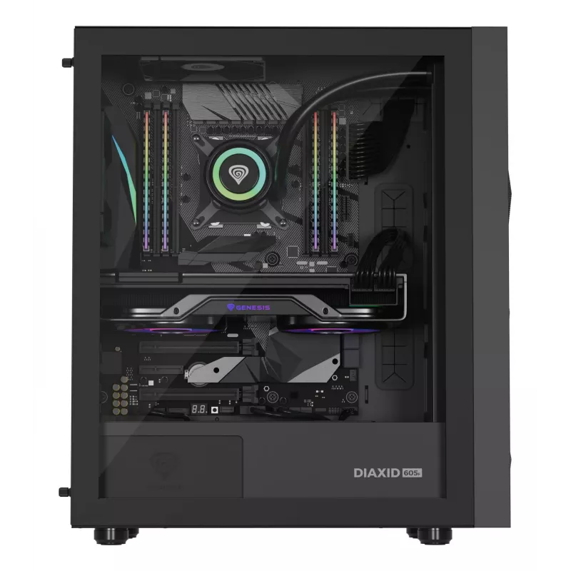 GENESIS Diaxid 605F Midi Tower musta