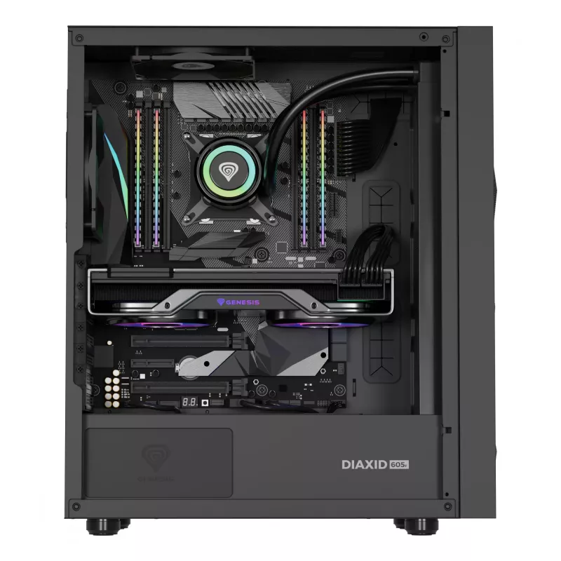 GENESIS Diaxid 605F Midi Tower musta