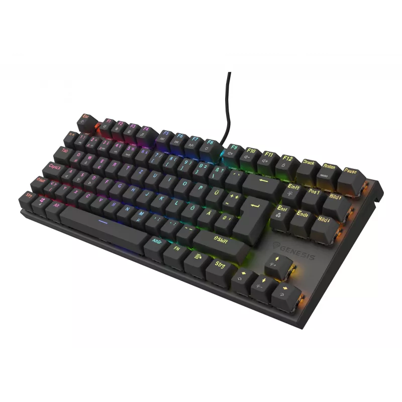 GENESIS Thor 303 TKL näppäimistö pelikäyttöön USB QWERTZ saksa musta