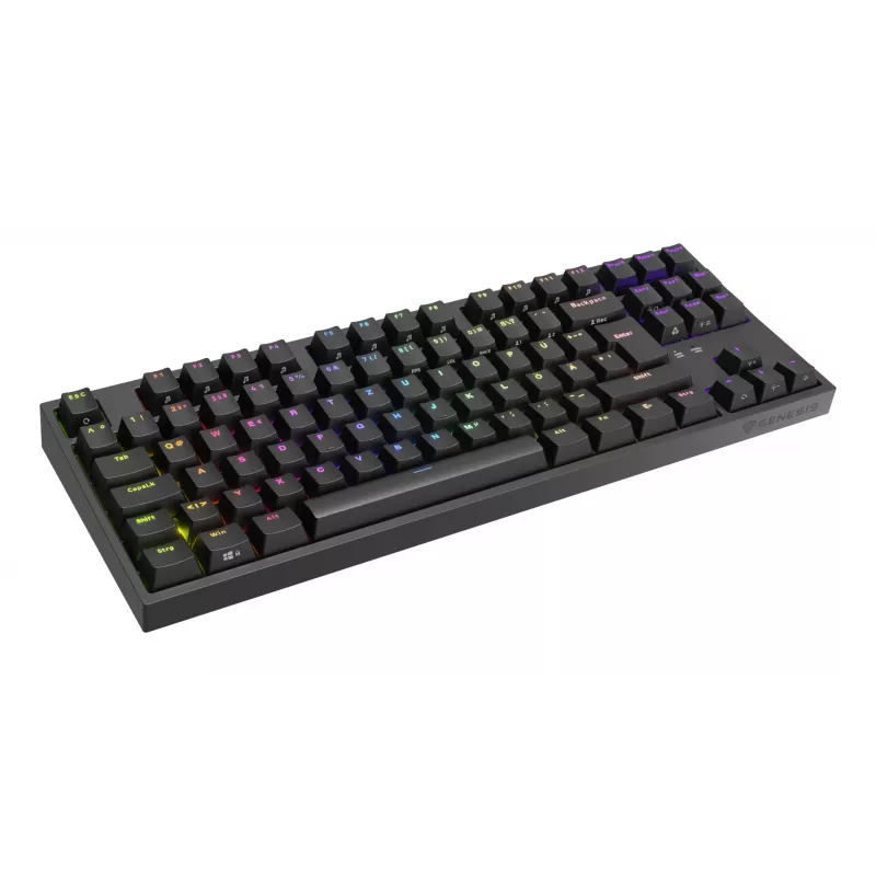 GENESIS Thor 404 TKL näppäimistö pelikäyttöön USB QWERTZ saksa musta