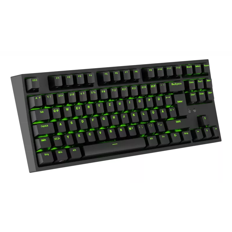 GENESIS Thor 404 TKL näppäimistö pelikäyttöön USB QWERTZ saksa musta
