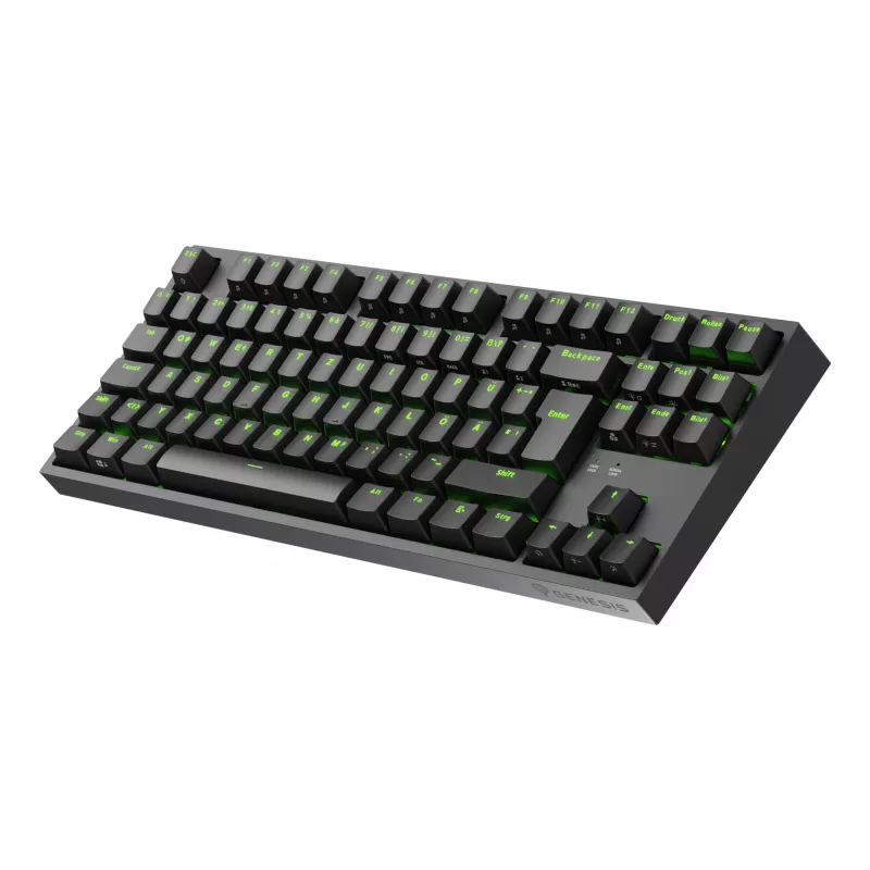 GENESIS Thor 404 TKL näppäimistö pelikäyttöön USB QWERTZ saksa musta