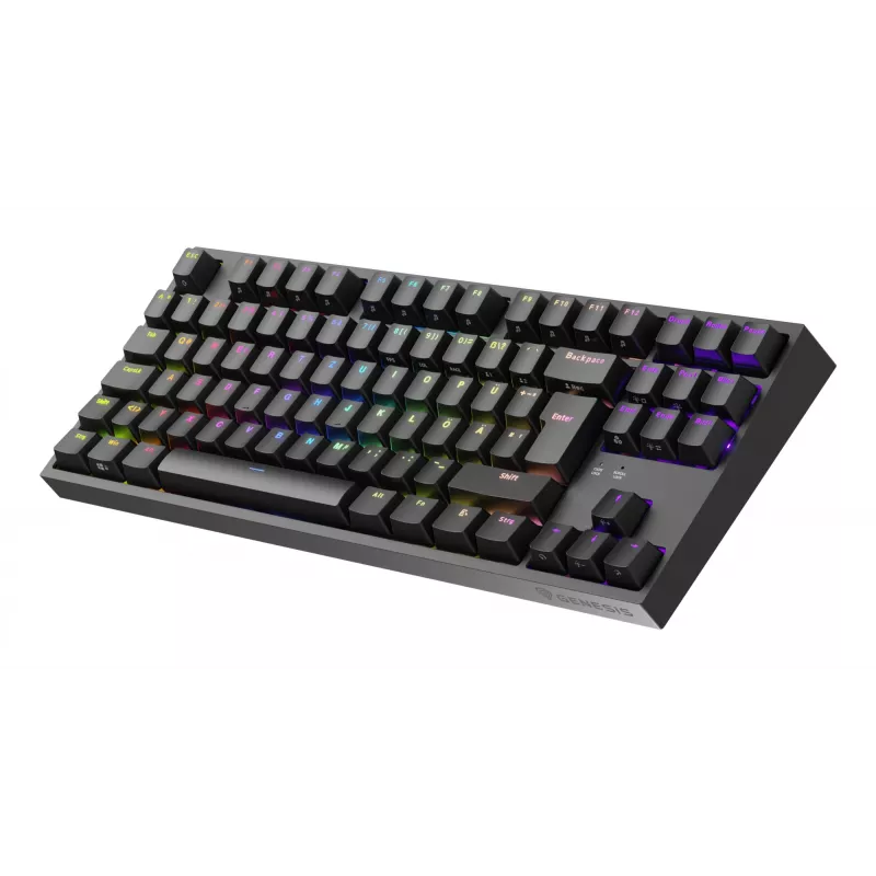 GENESIS Thor 404 TKL näppäimistö pelikäyttöön USB QWERTZ saksa musta