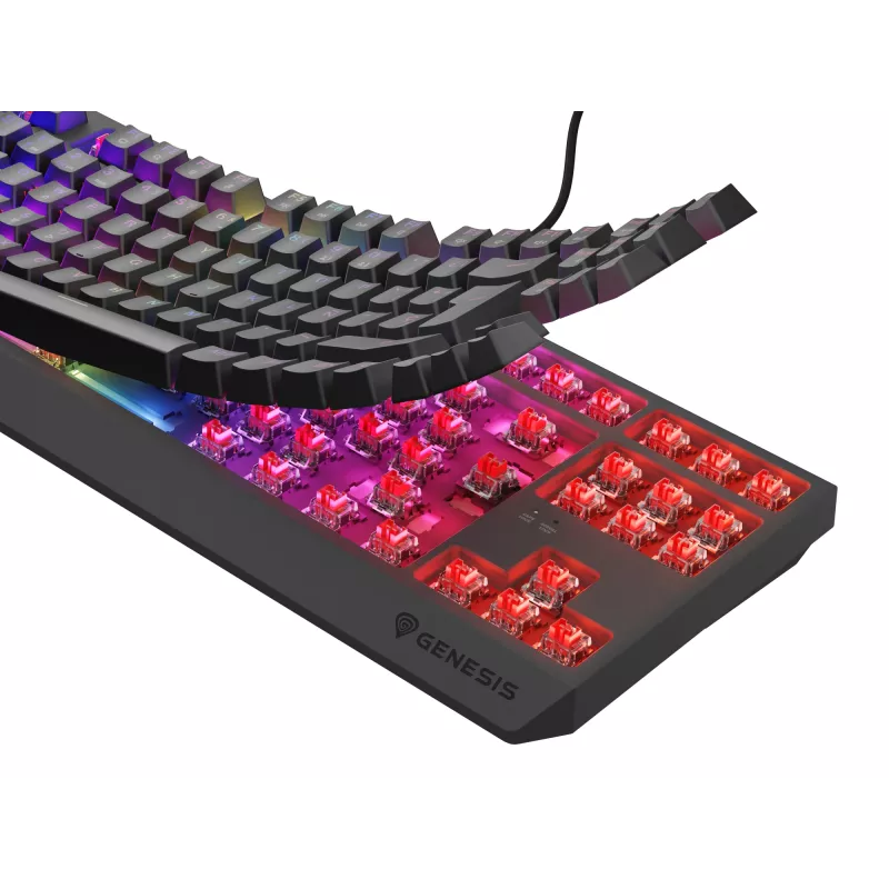 GENESIS Thor 230 TKL näppäimistö pelikäyttöön USB QWERTY espanja musta