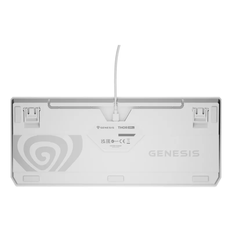 GENESIS Thor 230 TKL näppäimistö pelikäyttöön USB QWERTY US-englanti valkoinen