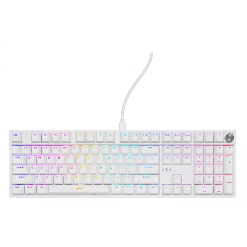 GENESIS NKG-2300 näppäimistö yleiskäyttöön USB QWERTY englanti valkoinen