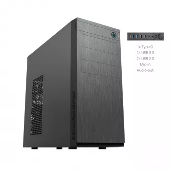 Chieftec HC-10B-OP tietokonekotelo Mini Tower musta