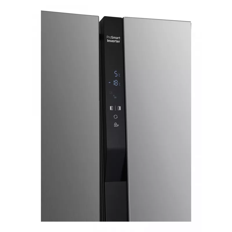 Beko GNO5322XPN Side-by-Side-jääkaappi vapaasti seisova 532 l ruostumaton teräs