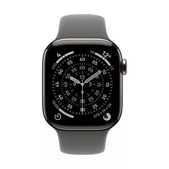 APPLE 42 mm Sportarmband kiviharmaa – M/L