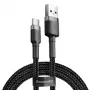 BASEUS Cafule datakaapeli - USB Type-A – Type-C - 2m - musta