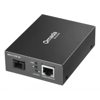 TP-Link Omada MC211CS-20 verkkomediamuunnin 1000 Mbit/s 1310 nm yksimuotokuitu musta