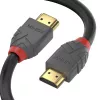 Lindy 15 m Standard HDMI kaapeli, Anthra Line, 15 m, HDMI tyyppi A (Standard), HDMI tyyppi A (Standard), 3D, 10,2 Gbit/s, musta, harmaa