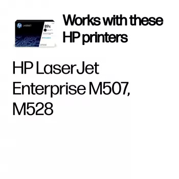 HP 89X High Yield musta alkuperäinen LaserJet värikasetti, 10000 sivua, musta, 1 kpl