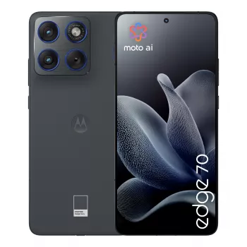 Älypuhelin Motorola edge 70 — 6,7 tuuman P-OLED 120Hz, Snapdragon 2,8 GHz, 12 GB RAM, 512 GB, 4800 mAh, Dual SIM (Nano + eSIM), IP68/IP69, harmaa