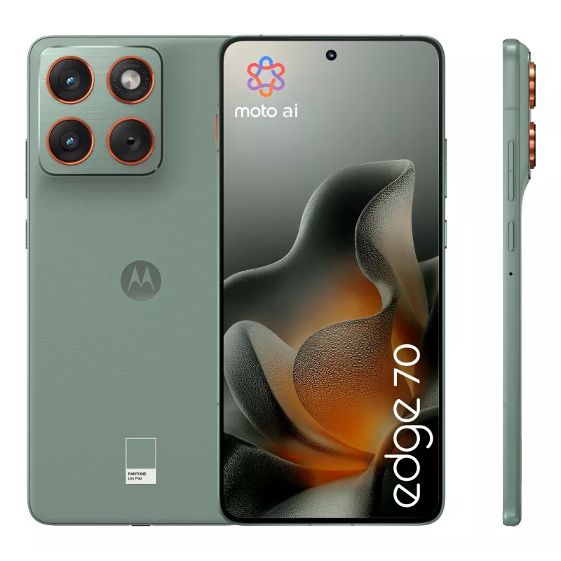 Motorola edge 70 17 cm (6.7 tuuman) Dual SIM Android 16.0 5G USB Type-C 12 GB 512 GB 4800 mAh vihreä