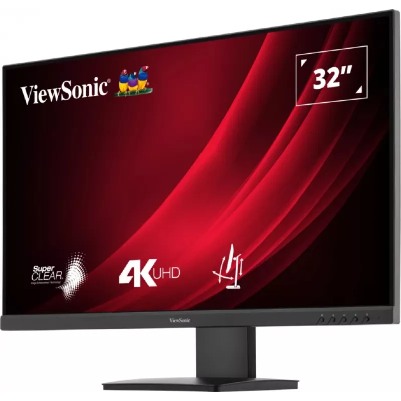 Viewsonic VG3208-4K tietokonenäyttö 81,3 cm (32 inch) 3840 x 2160 pikseliä 4K Ultra HD LED musta