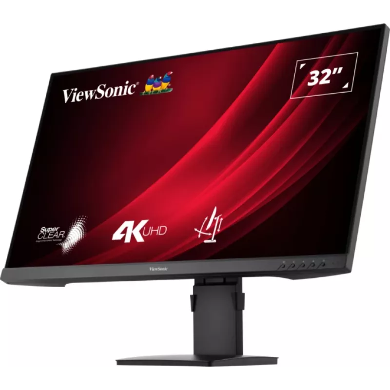 Viewsonic VG3208-4K tietokonenäyttö 81,3 cm (32 inch) 3840 x 2160 pikseliä 4K Ultra HD LED musta