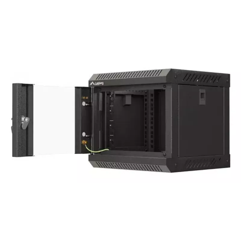 Seinäasennusteline Lanberg WF11-3304-10B 4U musta 30 kg kantavuus