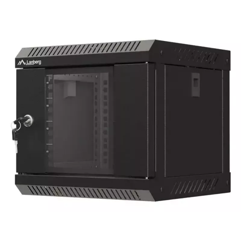 Seinäasennusteline Lanberg WF11-3304-10B 4U musta 30 kg kantavuus