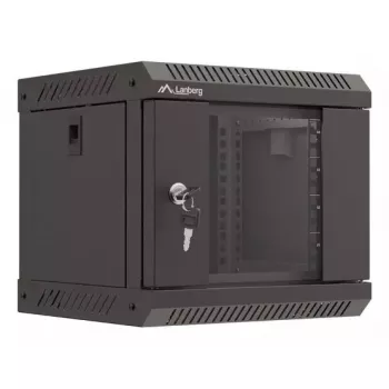 Seinäasennusteline Lanberg WF11-3304-10B 4U musta 30 kg kantavuus