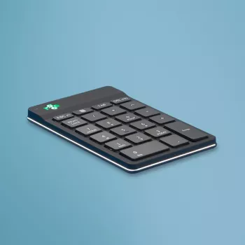 R-Go Tools numeronäppäimistö R-Go Numpad Break, ergonominen numeronäppäimistö tauko-ohjelmistolla, Bluetooth, musta