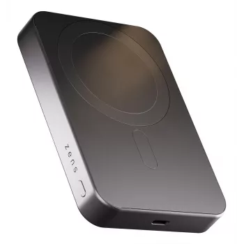 ZENS varavirtalähde ohut Qi2 Al 10000mAh musta