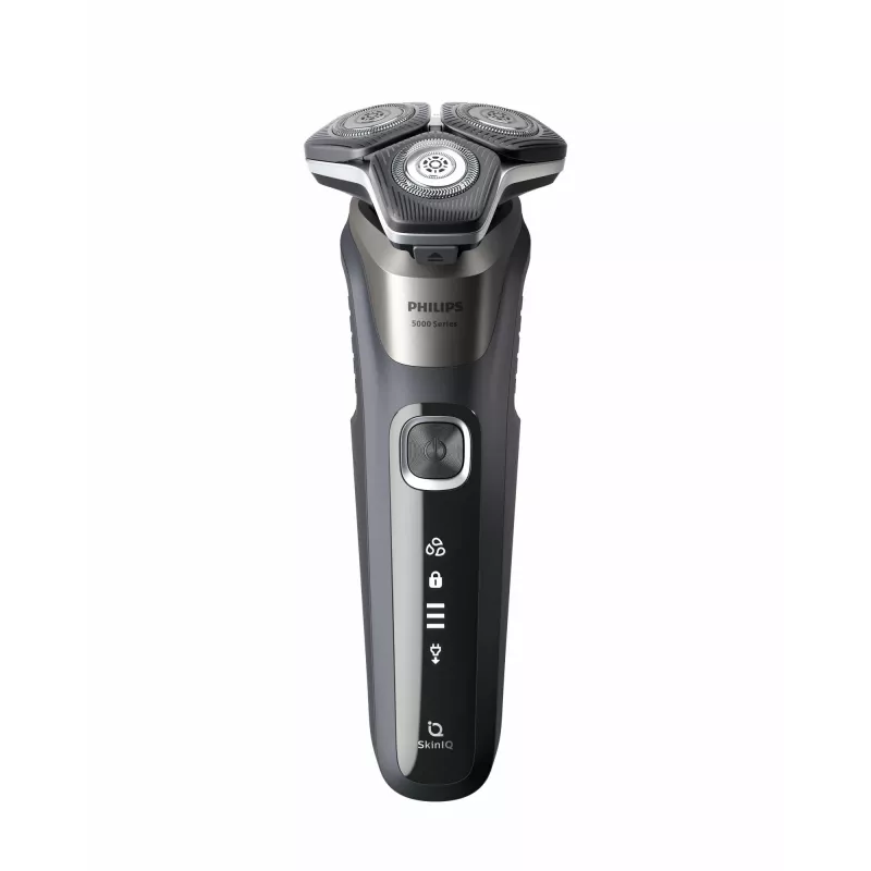 Philips SHAVER Series 5000 S5887/30 miesten parranajokone, pyöriväteräinen, musta, harmaa