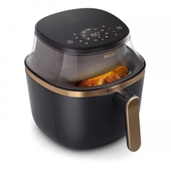 Philips 3000 Serie NA322/00 rasvakeitin yksittäinen 4,2 L pöytämalli 1400 W kiertoilmakypsennin kupari, musta