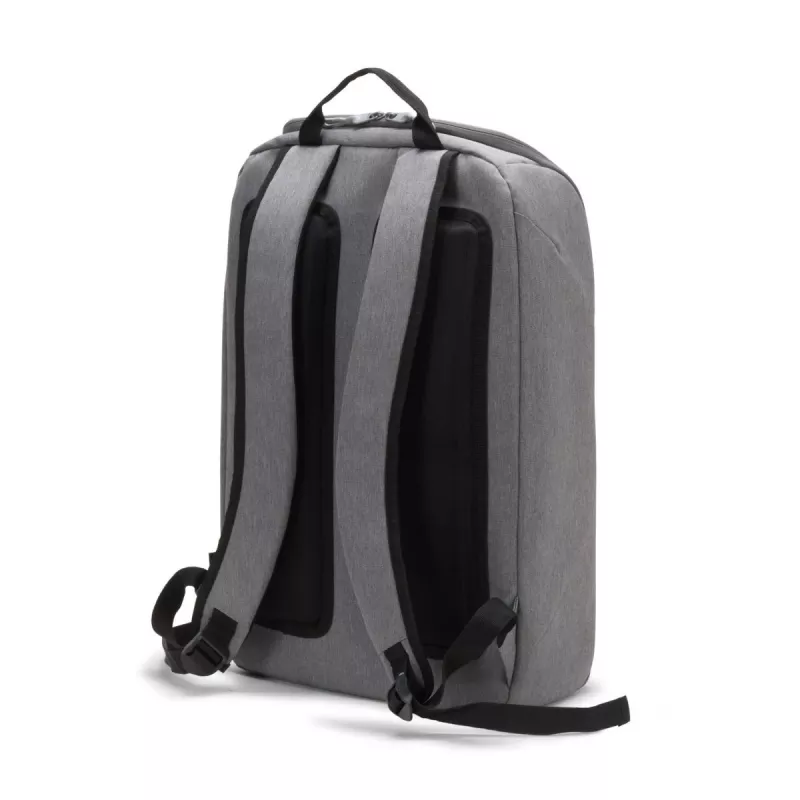 DICOTA Backpack Eco Motion – 13-15,6 tuuman kannettavan tietokoneen reppu – vaaleanharmaa / 600d Rpe polyesteri