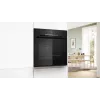 Kalusteisiin asennettava sähköuuni Bosch Serie 4 HRG312BB4, 71 L, 3600 W, musta, kosketusohjaus, A+