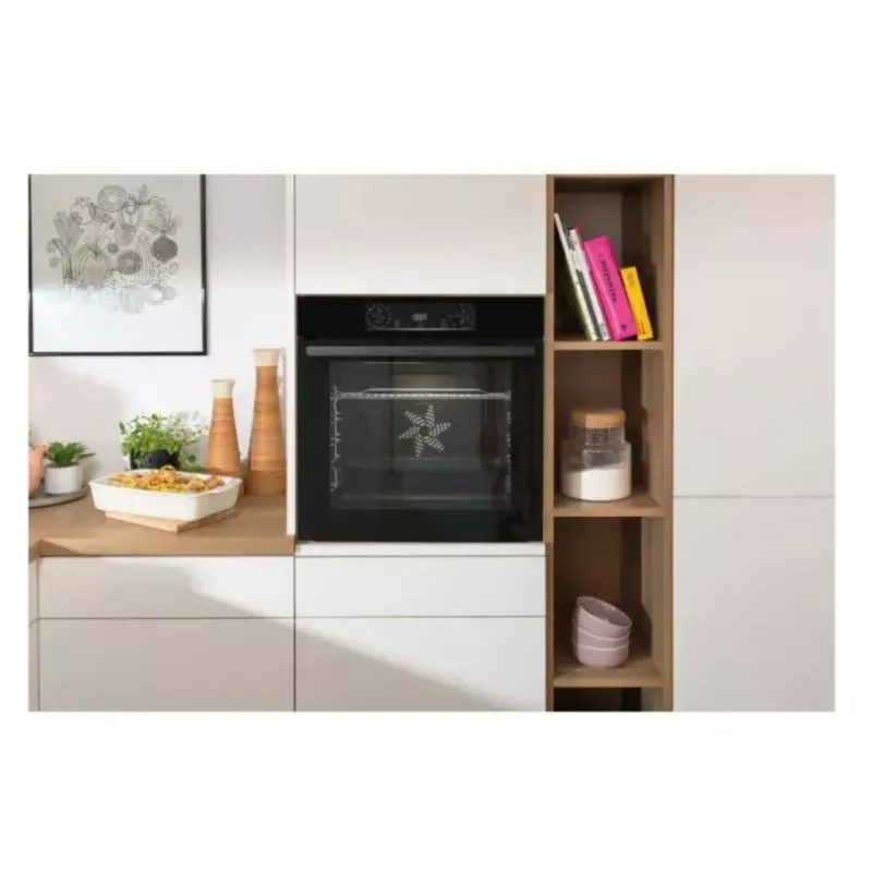 Kalusteisiin asennettava uuni Gorenje BO6737E02BG, monitoiminen