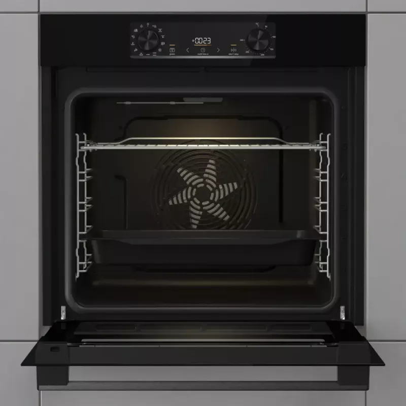 Kalusteisiin asennettava uuni Gorenje BO6737E02BG, monitoiminen