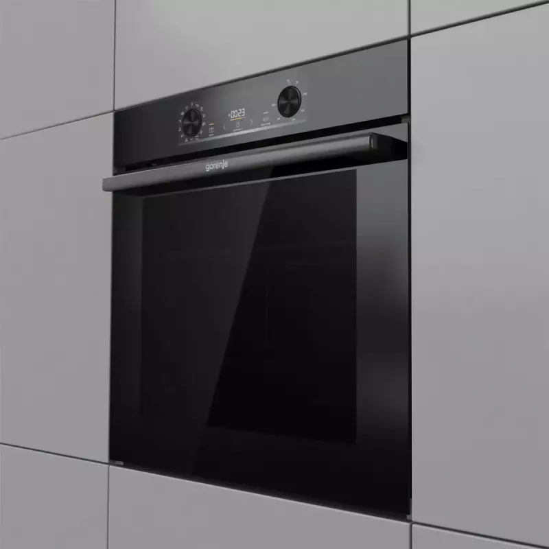 Kalusteisiin asennettava uuni Gorenje BO6737E02BG, monitoiminen