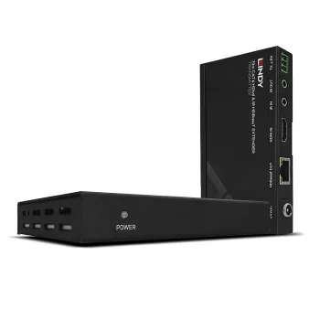 Lindy 70m Cat.6 HDMI 4K30, IR ja RS-232 HDBaseT-jatko PoC:lla