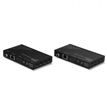Lindy 70m Cat.6 HDMI 4K30, IR ja RS-232 HDBaseT-jatko PoC:lla