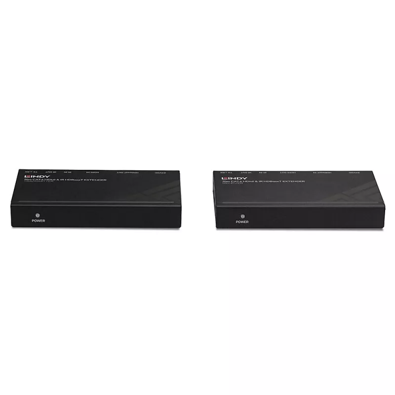 Lindy 70m Cat.6 HDMI 4K30, IR ja RS-232 HDBaseT-jatko PoC:lla