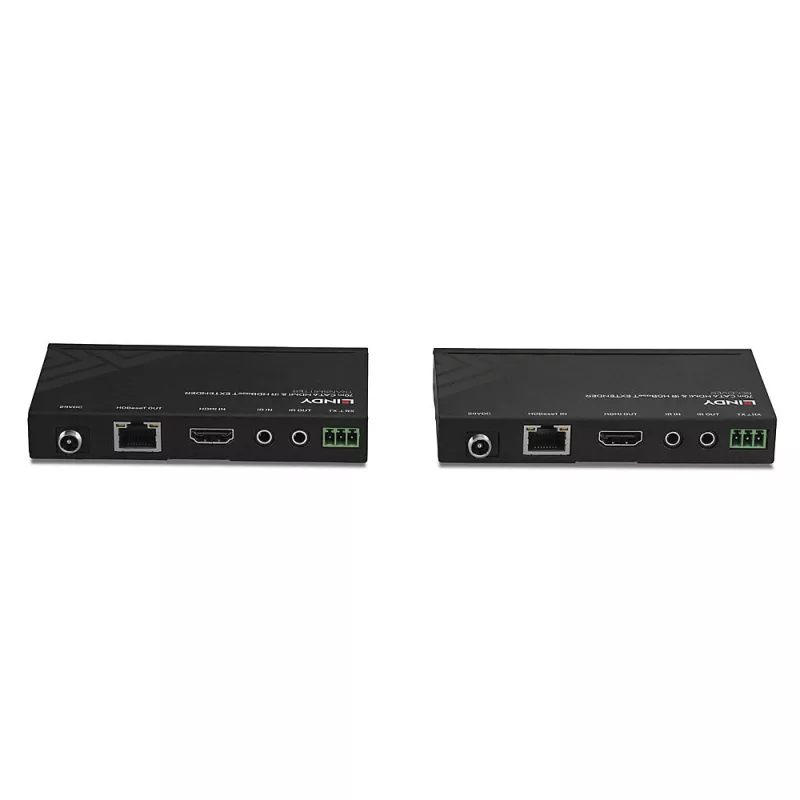 Lindy 70m Cat.6 HDMI 4K30, IR ja RS-232 HDBaseT-jatko PoC:lla