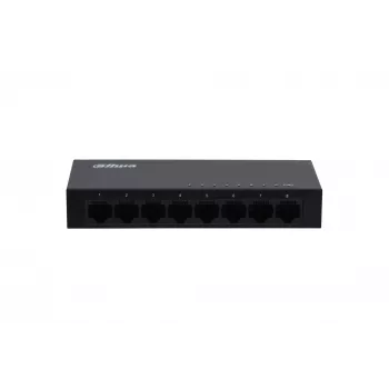 Dahua Technology Access 8-porttinen hallitsematon Gigabit-kytkin, hallitsematon, L2, Gigabit Ethernet (10/100/1000)