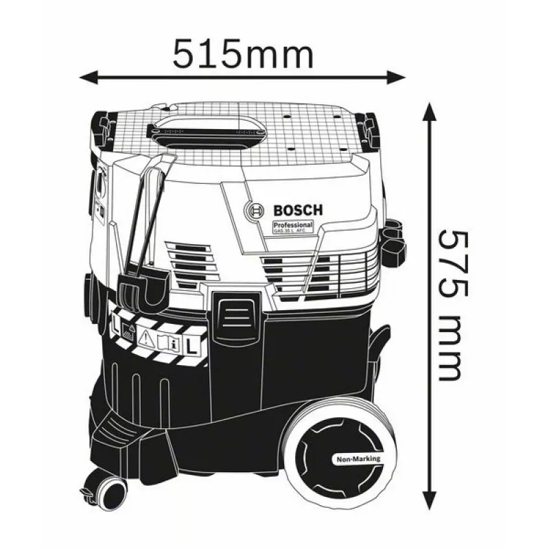 Bosch GAS 35 L AFC Professional musta, sininen 1200 W