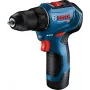 Bosch GSR 12V-30 akkuruuvinväännin, 2x 2,0 Ah, 30/17 Nm, harjaton, kotelo