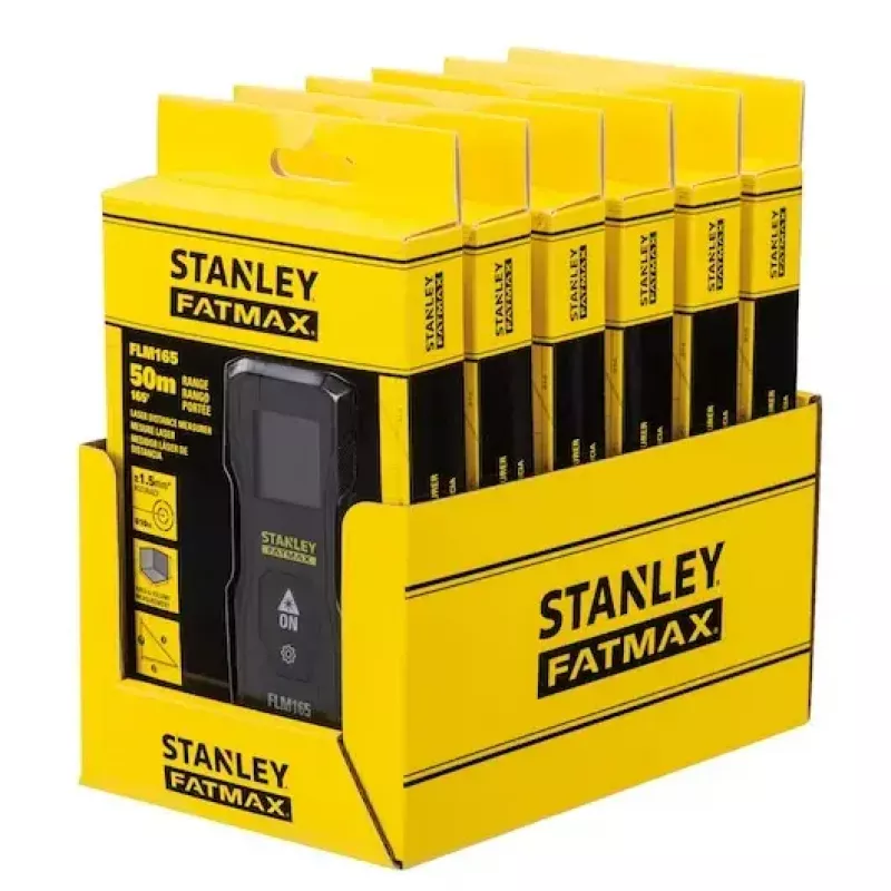 Stanley FATMAX FMHT77165-0 laseretäisyysmittari musta 50 m