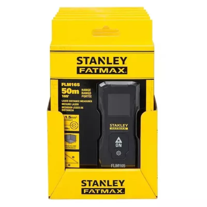 Stanley FATMAX FMHT77165-0 laseretäisyysmittari musta 50 m