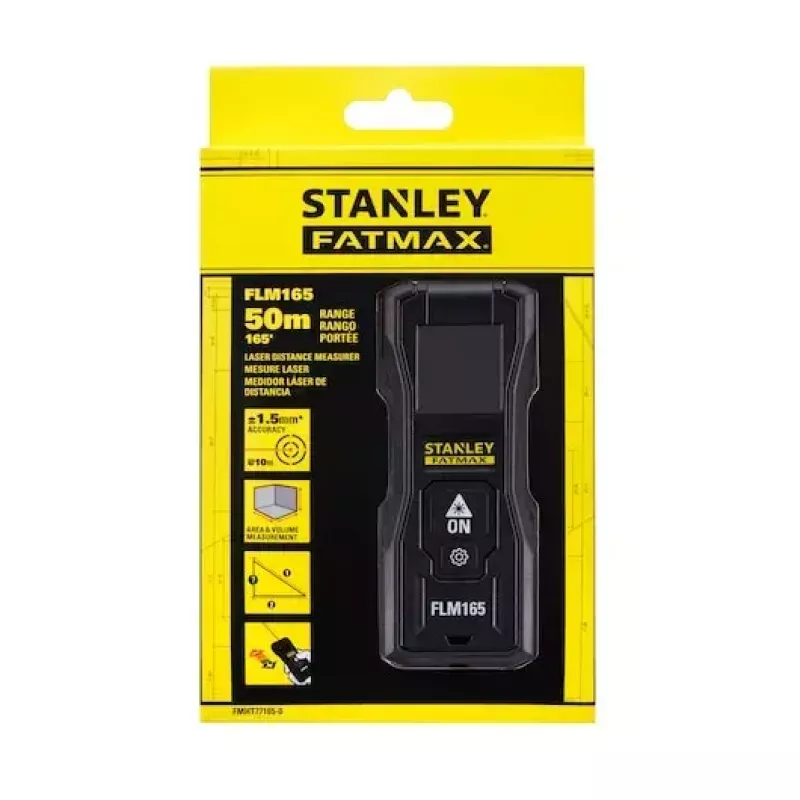 Stanley FATMAX FMHT77165-0 laseretäisyysmittari musta 50 m