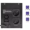 Qoltec UPS 53776 Line-Interactive 1,5 kVA 900 W 4 AC-lähtöä